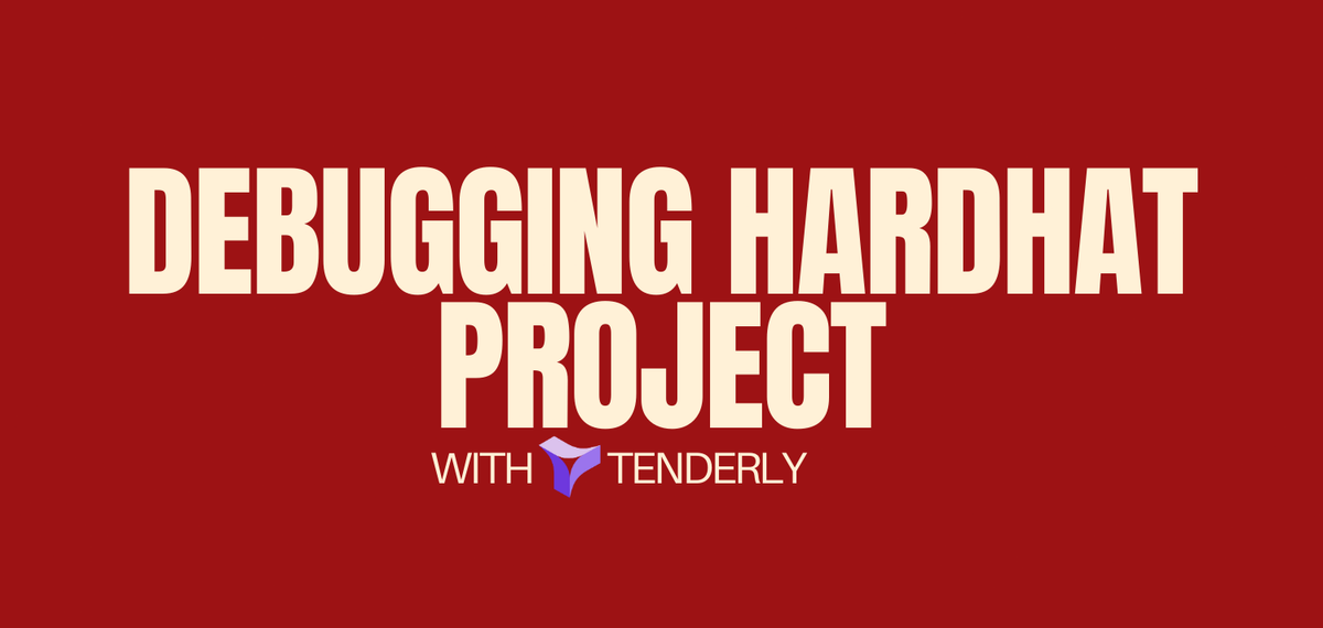 Debugging Hardhat smart contract project with Tenderly